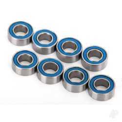 Traxxas Ball bearings, Blue rubber sealed (4x8x3mm) (8 pcs) 7019R