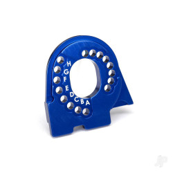 Traxxas Motor mount plate, 6061-T6 aluminium (Blue-anodised) 8290X