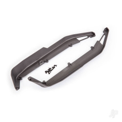 Traxxas Side guards, chassis (left and right) / 3x8 CCS (10) (fits Sledge) 9524