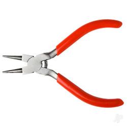 Excel 5in Spring Loaded Soft Grip Plier, Round Nose (Carded) 55592