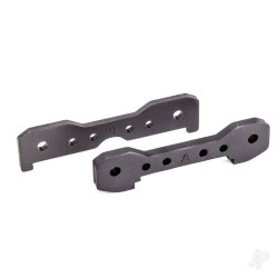 Traxxas Tie bars, front, 6061-T6 aluminium (dark titanium-anodised) 9527A