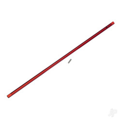 Traxxas Driveshaft, center, aluminium (Red-anodised) 8355R