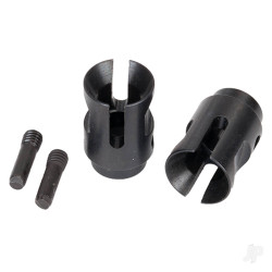 Traxxas Drive cups, inner (2 pcs) (Steel constant-velocity driveshafts) / screw pins (2 pcs) 8353X