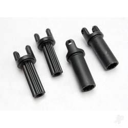 Traxxas Half shafts, center Front (Revo 3.3) (internal splined (1pc) / external splined (1pc) / center Rear (internal splined (1pc) / external splined (1pc)) (plastic parts only) 5456