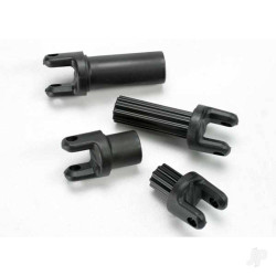 Traxxas Half shafts, center Front (internal splined (1pc) / external splined (1pc) / center Rear (internal splined (1pc) / external splined (1pc)) (plastic parts only) 5455