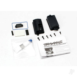 Traxxas Box, receiver (sealed) / foam pad / 2.5x8mm CS (4 pcs) / 3x10mm CS (2 pcs) 3628