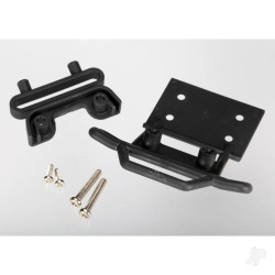 Traxxas Bumper, Front / bumper mount, Front / 4x23mm RM (2 pcs) / 3x10mm RST (2 pcs) (black) 3621