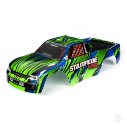 Traxxas Body, Stampede VXL, green & blue (painted, decals applied) 3620G