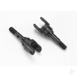 Traxxas Stub axle, Steel (2 pcs) / yokes (2 pcs) (assembled) 7054