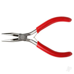 Excel 5in Spring Loaded Soft Grip Plier, Needle Nose with Side Cutter (Carded) 55580