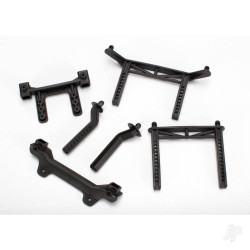 Traxxas Body mounts, Front & Rear / Body mount posts, Front & Rear (adjustable) / 2.5x18mm screw pins (4 pcs) 3619