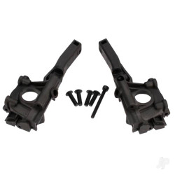 Traxxas Bulkhead, Front (left & right halves) / 3x10mm BCS (4 pcs) 7030X