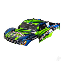 Traxxas Body, Slash 4X4 (also fits Slash VXL & Slash 2WD), green & blue (painted, decals applied) 6928G