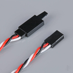 Radient Futaba Twisted HD Extension Lead with Clip 300mm AC010232
