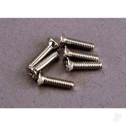 Traxxas Screws, 2x8mm countersunk machine (6 pcs) 3161