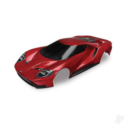 Traxxas Body, Ford GT, Red (painted, decals applied) (tail lights, exhaust tips, & mounting hardware (part #8314) sold separately) 8311R