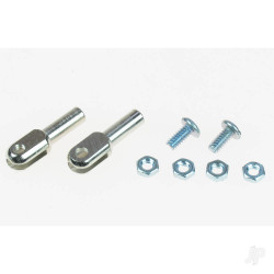 Dubro 4-40 Threaded Rod Ends (2 pcs per package) 302