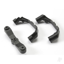 Traxxas Mount, steering arm / steering stops (2 pcs) (lower hinge pin retainer) (includes standard and maximum throw steering stops) 5343X