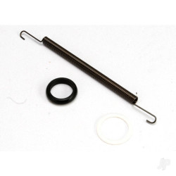 Traxxas Spring, header (for Revo big block header) / o-ring (1pc) & gasket (1pc) (for exhaust header flange) 5424