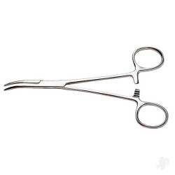 Excel 7.5in Curved Nose Stainless Steel Hemostats (Carded) 55531