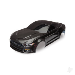 Traxxas Body, Ford Mustang, black (painted, decals applied) 8312X