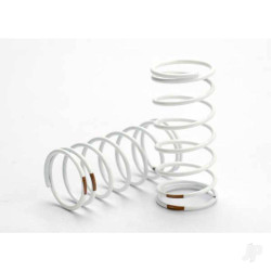 Traxxas Spring, shock (white) (GTR) (Rear) (1.0 rate tan) (1 pair) 5429