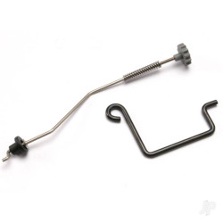 Traxxas Linkage Set, Rear brake (Revo) (Includes brake lever / rod (wire) / brake spring / brake adjustment dialeft & rightod guide bushing / screw collar) 5418