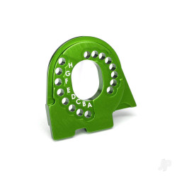 Traxxas Motor mount plate, 6061-T6 aluminium (Green-anodised) 8290G