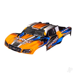 Traxxas Body, Slash 4X4 (also fits Slash VXL & Slash 2WD), orange & blue (painted, decals applied) 6928T