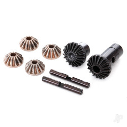 Traxxas Gear Set, Differential (output gears (2 pcs), spider gears (4 pcs), spider gear shaft (2 pcs)) 8282