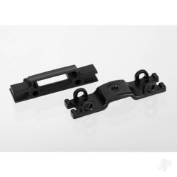 Traxxas Shock mount, lower (1pc) / wire retainer (1pc) 6919