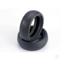 Traxxas Tyres, street slicks (front) (2) 3471