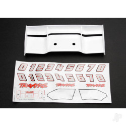 Traxxas Wing, Revo (white) / decal sheet 5412