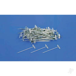 Dubro Nickel Plated T-Pins 1-1/4in (100 pcs per package) 253