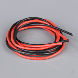 Radient Silicone Wire, 14AWG, 680 Strand, 4ft / 1.2m Red-Black AC010141