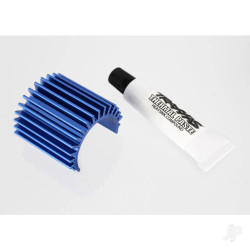 Traxxas Heat sink, Velineon 380 brushless motor, aluminium (Blue-anodised) 3374