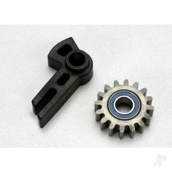 Traxxas Gear, idler / idler gear support / bearing (pressed in) 5377