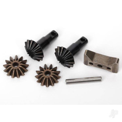Traxxas Gear Set, Differential (output gears (2 pcs) / spider gears (2 pcs) / spider gear shaft, carrier support) 6882X