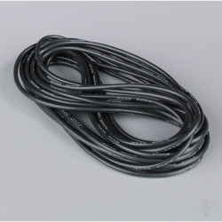 Radient Silicone Wire, 12AWG, 680 Strand, 25ft / 7.5m Black (on a roll) AC010134
