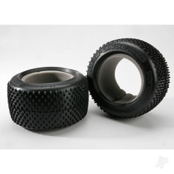 Traxxas Tyres, Response Pro 3.8" (soft-compound, narrow profile, short knobby design) / foam inserts (2) 5375