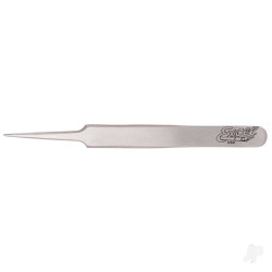 Excel Straight Point Fine Point Tweezers, Polished (Carded) 30418