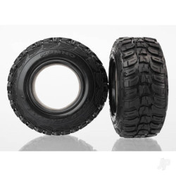 Traxxas Tyres, Kumho (dual profile 4.3x1.7- 2.2 / 3.0") (2) / foam inserts (2) 6870