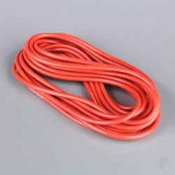 Radient Silicone Wire, 10AWG, 25ft / 7.5m Red (on a roll) AC010131