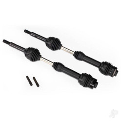 Traxxas Driveshafts, Rear, Steel-spline constant-velocity (complete assembly) (2 pcs) 6852R