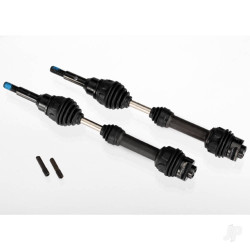 Traxxas Driveshafts, Front, Steel-spline constant-velocity (complete assembly) (2 pcs) 6851R