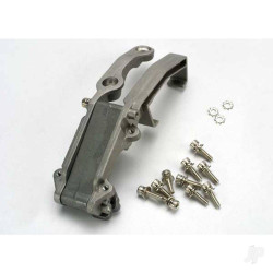 Traxxas Engine mount (complete assembly) / 3x28mm CS with washers (2 pcs) / 3x10 CS with washers (10 pcs) 5360