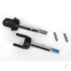 Traxxas Stub axles, Rear, heavy duty (2 pcs) / pins (2 pcs) 6853X