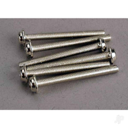 Traxxas Screws, 3x30mm washerhead machine (6 pcs) 3196