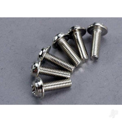 Traxxas Screws, 3x10mm washerhead machine (6 pcs) 3193