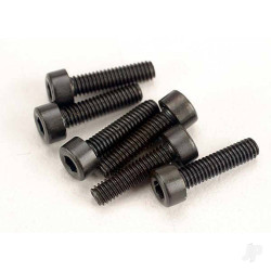 Traxxas Screws, 2.5x10mm cap-head machine (hex drive) (6 pcs) 3229